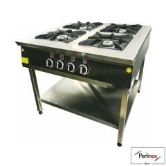 Dörtlü Sanayi Ocağı - Taban Raflı - Gazlı