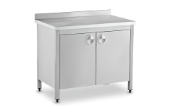 Paslanmaz Dolaplı Tezgah