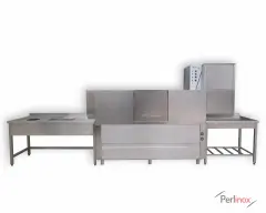 Endüstriyel Konveyörlü Bulaşık Makinesi-2000 Tabak/Saat