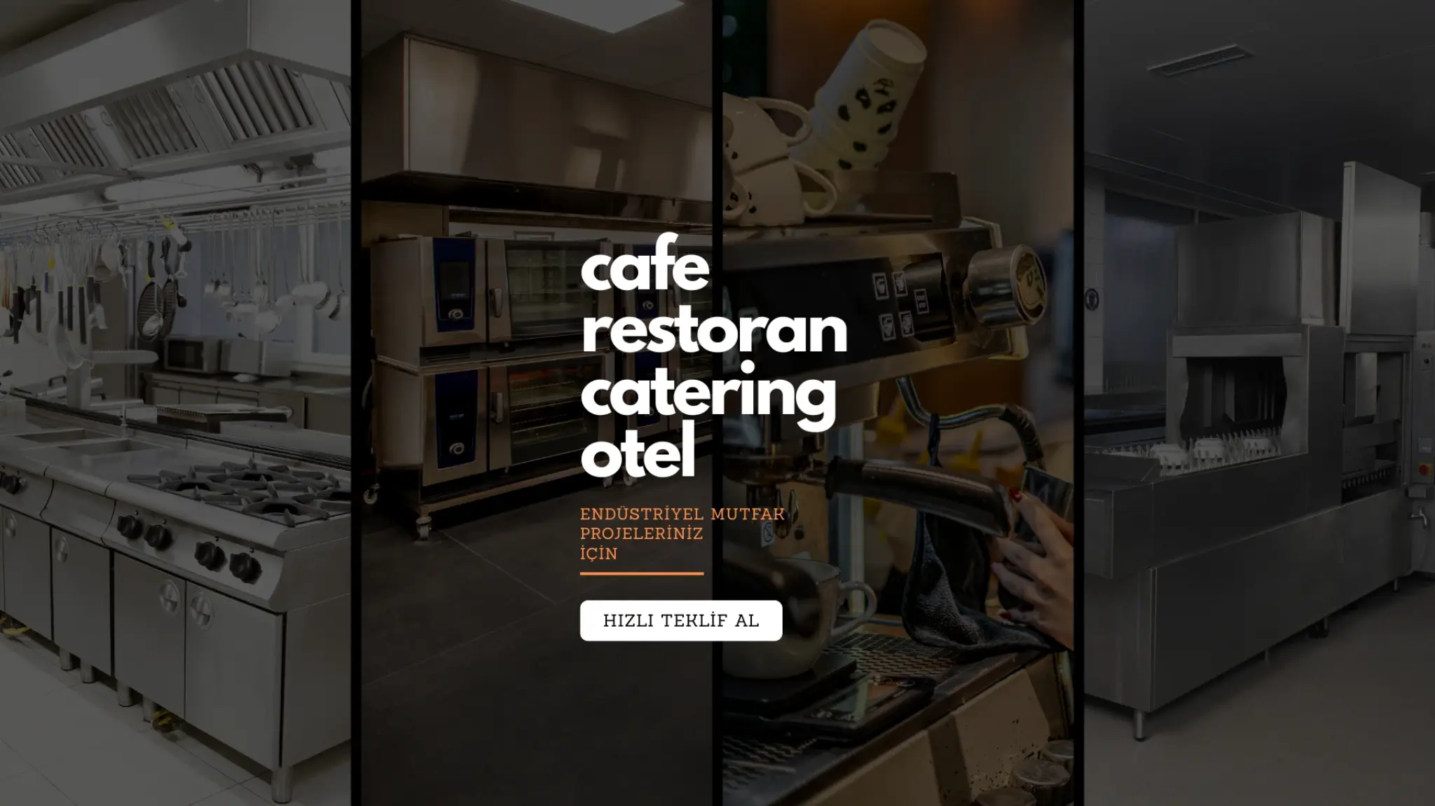 İzmir; Cafe, restoran, catering ve oteller için endüstriyel mutfak ekipmanları