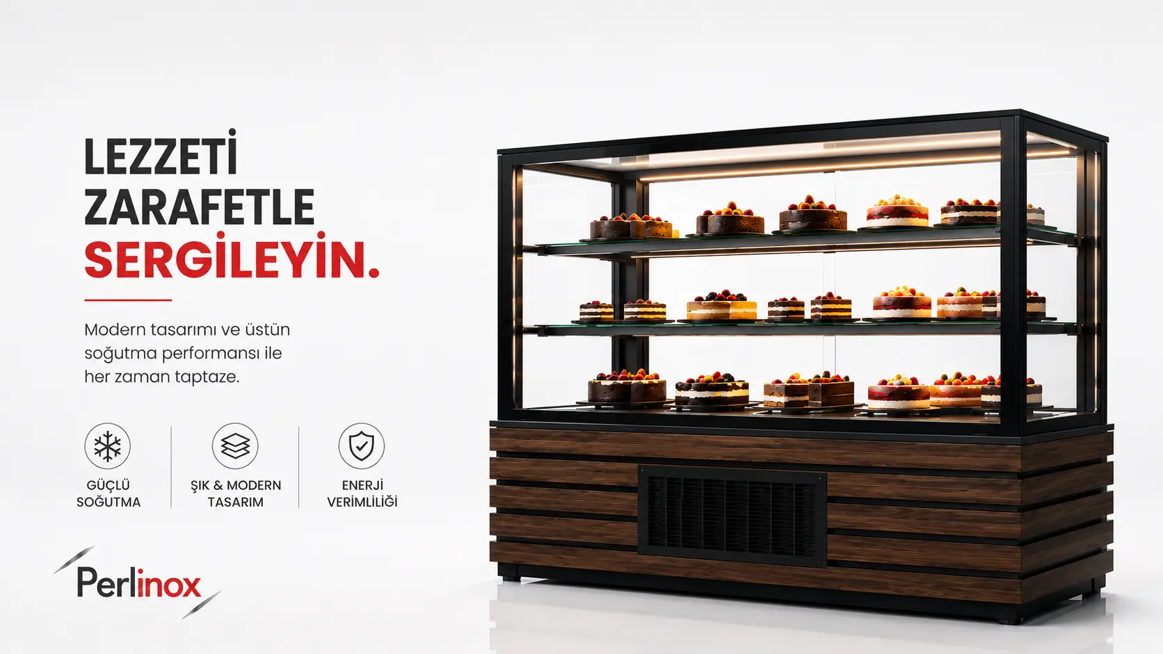 pasta teşhir dolabı
